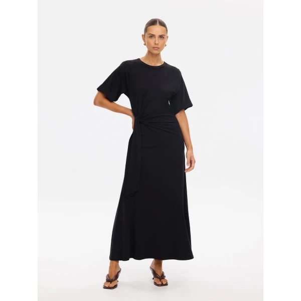 Kivari Erina Maxi Dress in Black, view 2