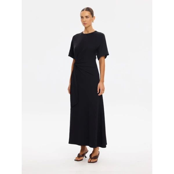Kivari Erina Maxi Dress in Black, view 4