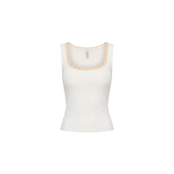 Kivari Esme Tank Top in Ivory