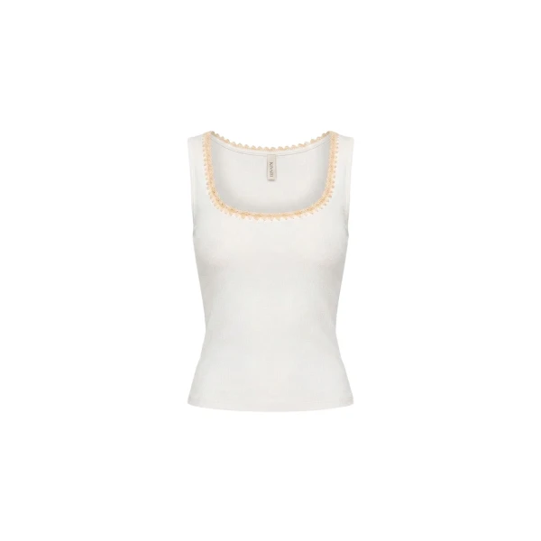 Kivari Esme Tank Top in Ivory