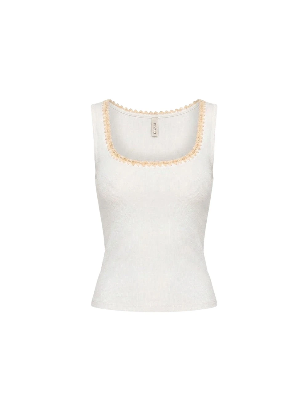 KIVARI Esme Tank Top in Ivory