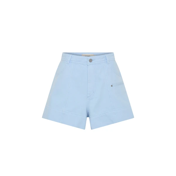 Kivari Evie Denim Short in Sky