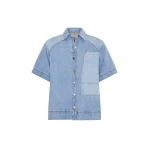 Kivari Florence Denim Shirt in Two Tone