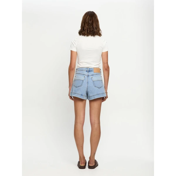 Kivari Florence Denim Short in Two Tone, view 6