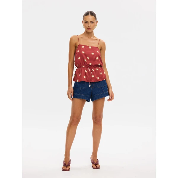 Kivari Hanna Denim Short in Ink, view 2