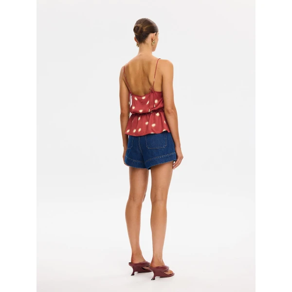 Kivari Hanna Denim Short in Ink, view 4