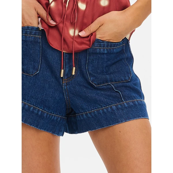 Kivari Hanna Denim Short in Ink, view 5