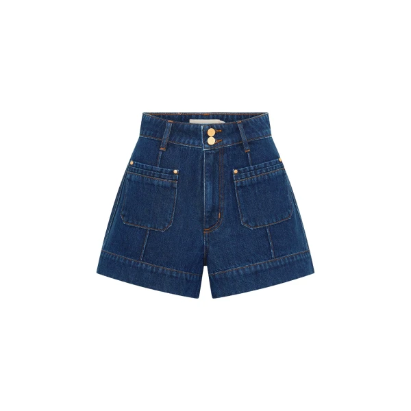 Hanna Denim Short in Ink