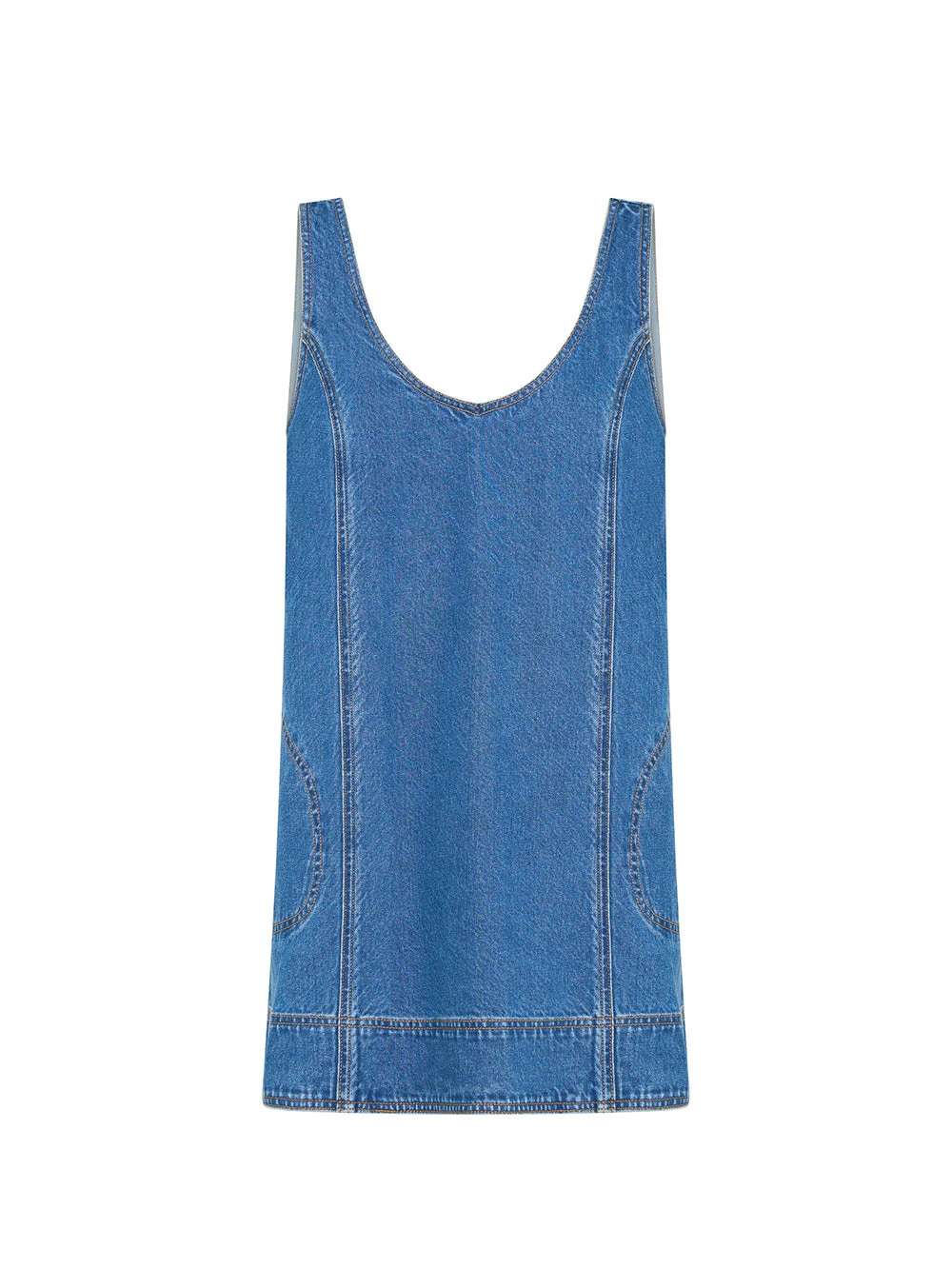 KIVARI Ilaria Mini Dress in Indigo