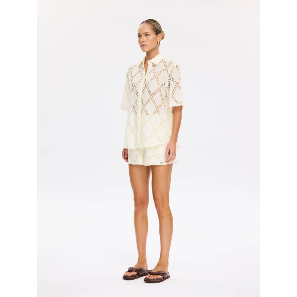 Kivari Izzy Shirt in Cream, view 5