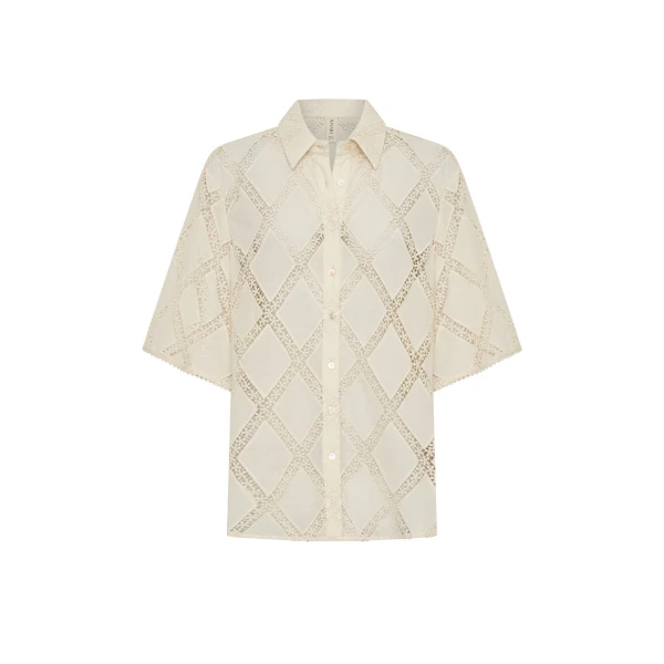 Kivari Izzy Shirt in Cream