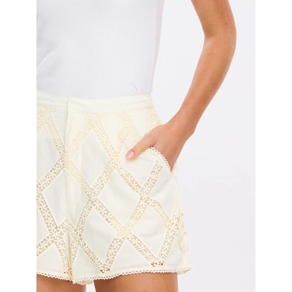 Kivari Izzy Short in Cream, view 6