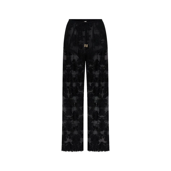 Kivari Jaxon Lace Pant in Black