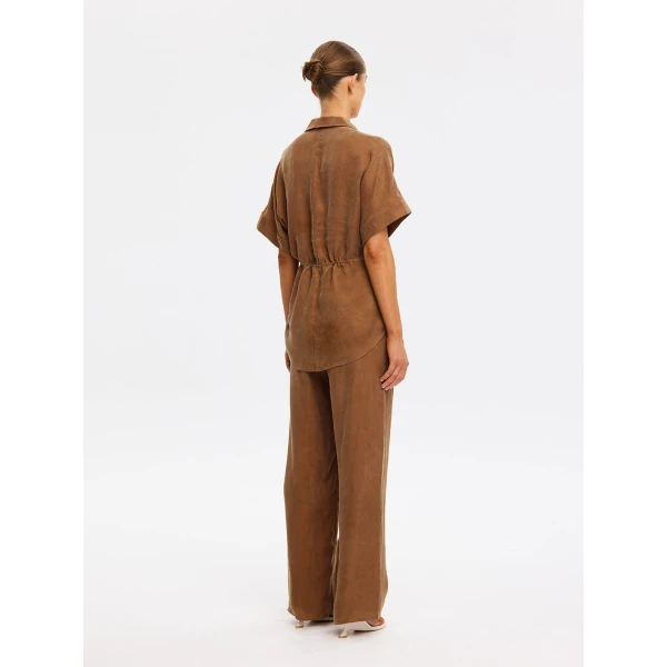Kivari Jaxon Shirt in Chocolate, view 5