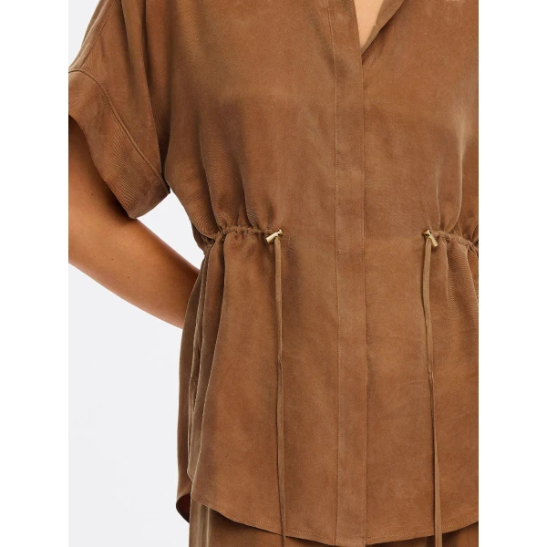 Kivari Jaxon Shirt in Chocolate, view 6