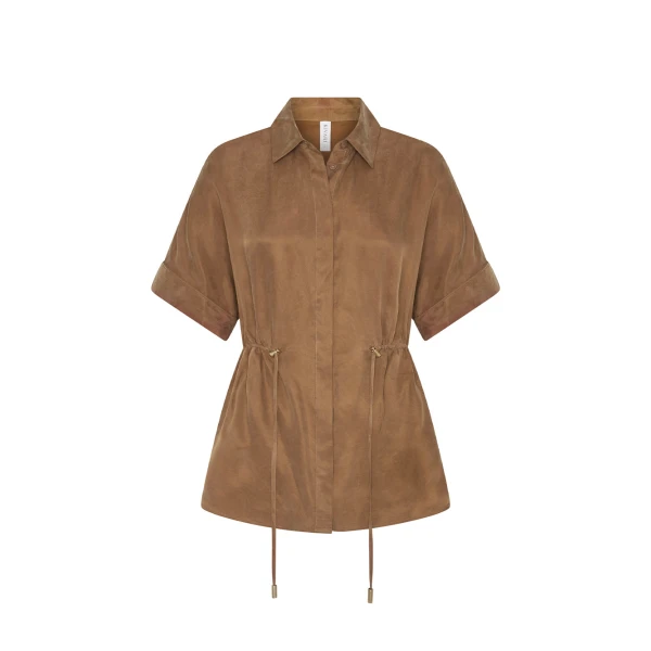Kivari Jaxon Shirt in Chocolate