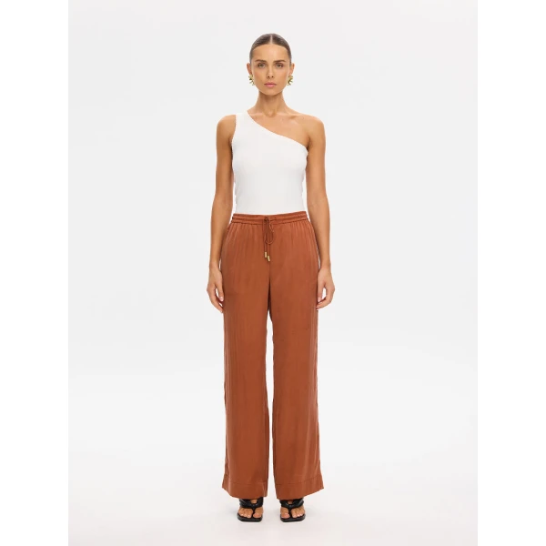 Kivari Juna Pant in Burnt Orange, view 2