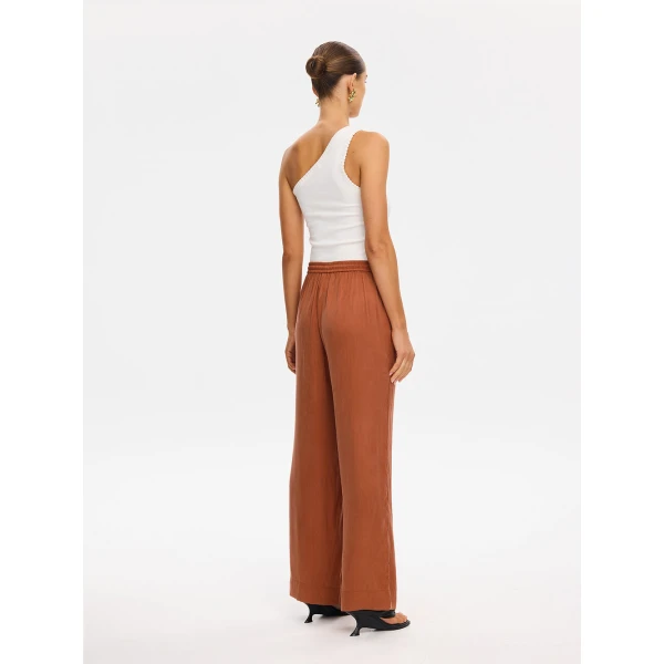 Kivari Juna Pant in Burnt Orange, view 4