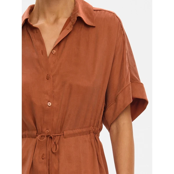 Kivari Juna Shirt in Burnt Orange, view 5