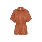 Kivari Juna Shirt in Burnt Orange