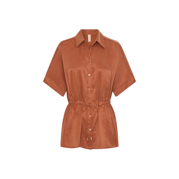 Kivari Juna Shirt in Burnt Orange