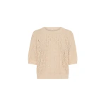 Kivari Kendall Knit Tee in Oat
