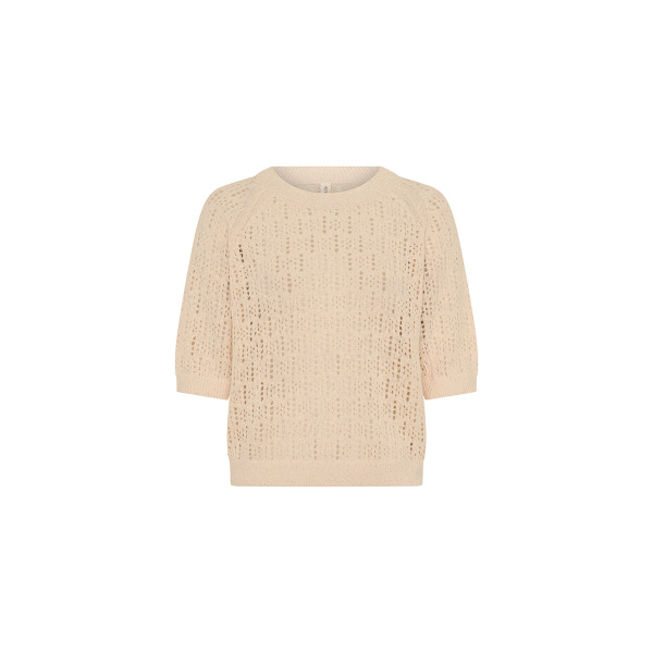 Kivari Kendall Knit Tee in Oat