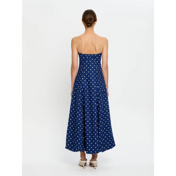 Kivari Lily Maxi Dress in Navy, view 4