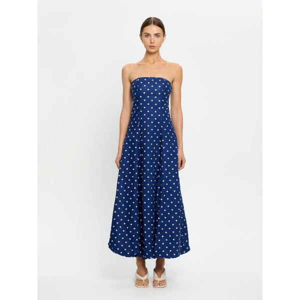 Kivari Lily Maxi Dress in Navy, view 5