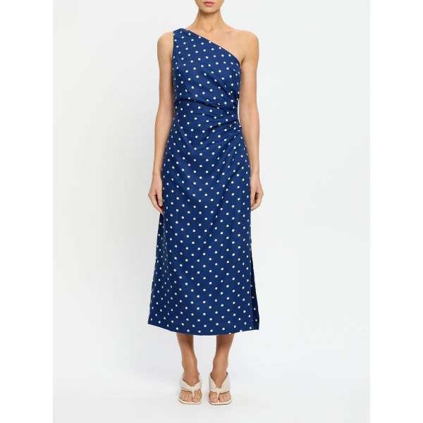 Kivari Lily Midi Dress in Navy, view 6