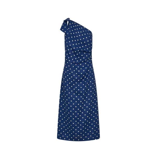 Kivari Lily Midi Dress in Navy