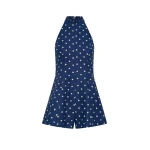 Kivari Lily Playsuit in Navy