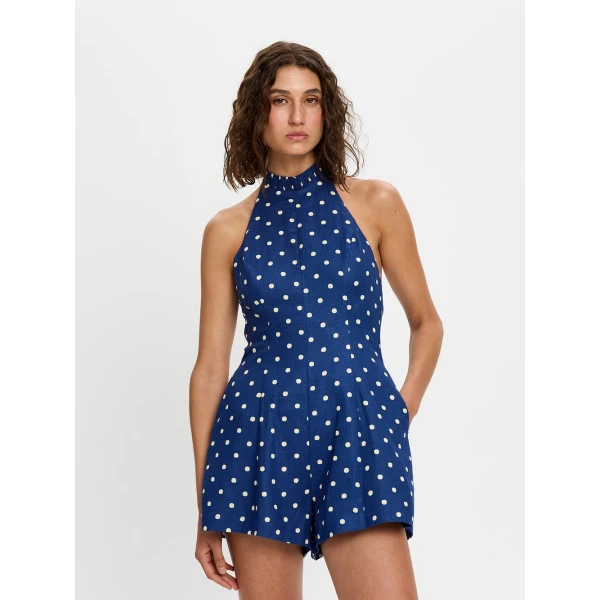 Kivari Lily Playsuit in Navy, view 6