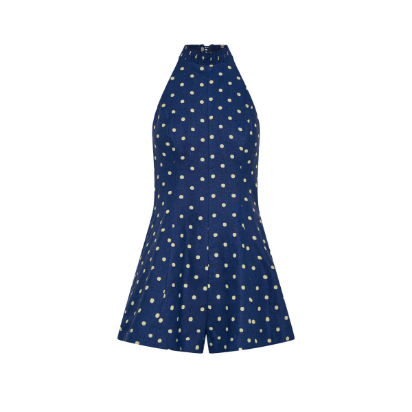 Kivari Lily Playsuit in Navy