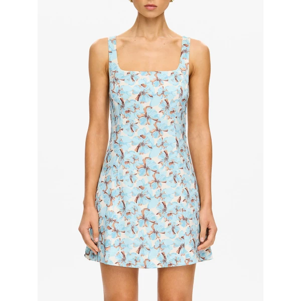 Kivari Lydia Mini Dress in Mint, view 6