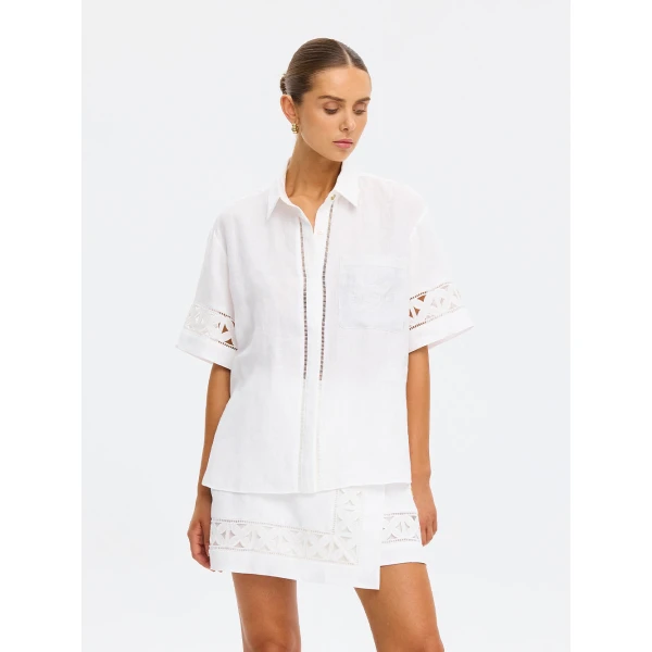 Kivari Marley Shirt in Ivory, view 2