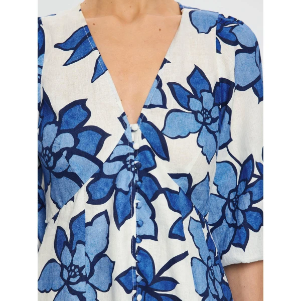 Kivari Marnie Sleeved Mini Dress, view 5