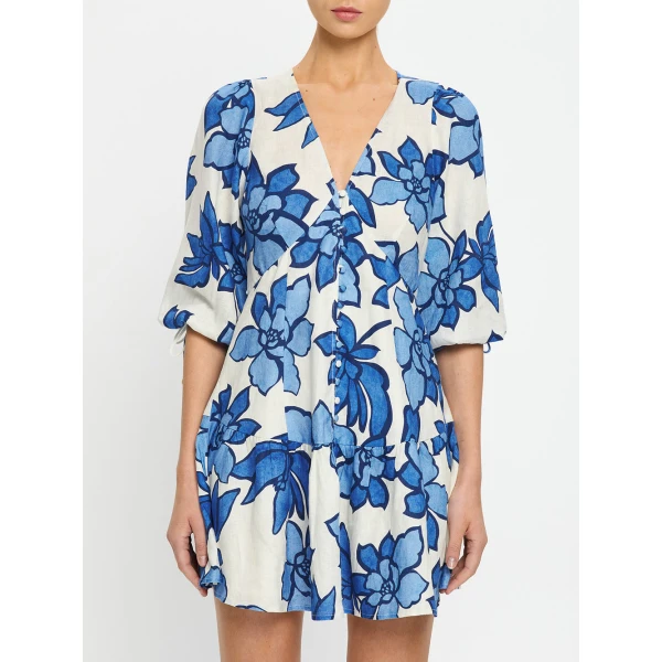 Kivari Marnie Sleeved Mini Dress, view 6