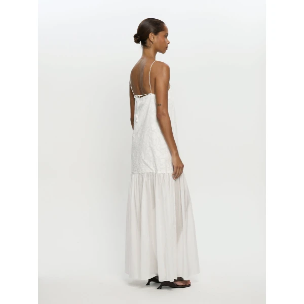 Kivari Ottavia Maxi Dress in Ivory, view 5