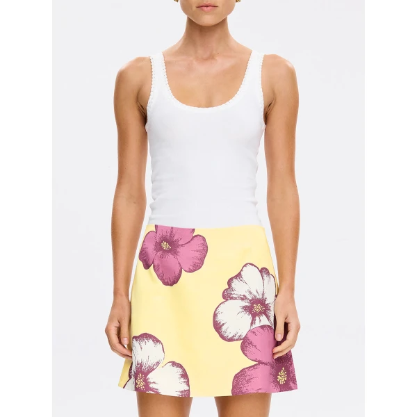 Kivari Paros Mini Skirt in Butter, view 6
