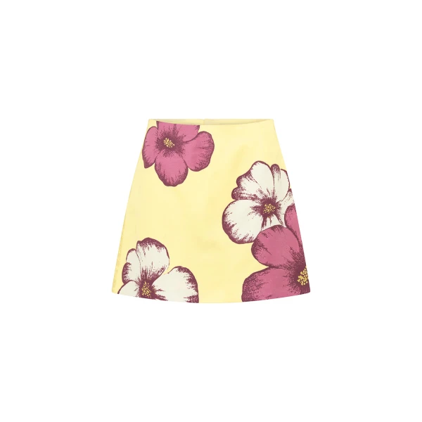 Kivari Paros Mini Skirt in Butter