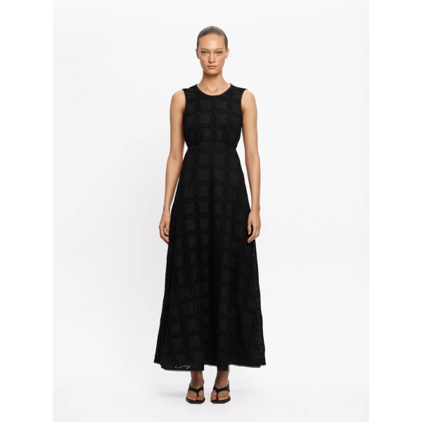 Kivari Rio Maxi Dress in Black, view 2