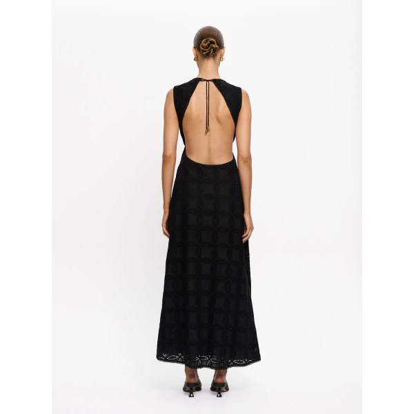 Kivari Rio Maxi Dress in Black, view 4