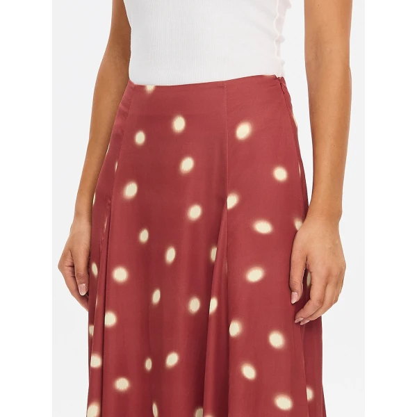 Kivari Saro Maxi Skirt in Brick, view 5