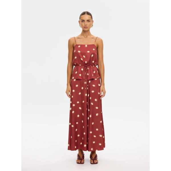 Kivari Saro Maxi Skirt in Brick, view 6