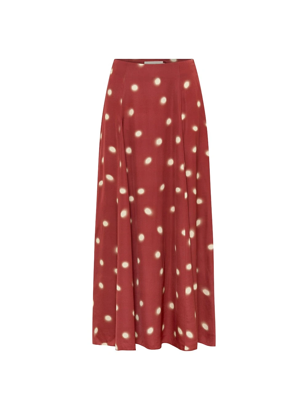 KIVARI Saro Maxi Skirt in Brick