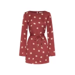 Kivari Saro Mini Dress in Brick