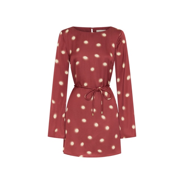 Kivari Saro Mini Dress in Brick