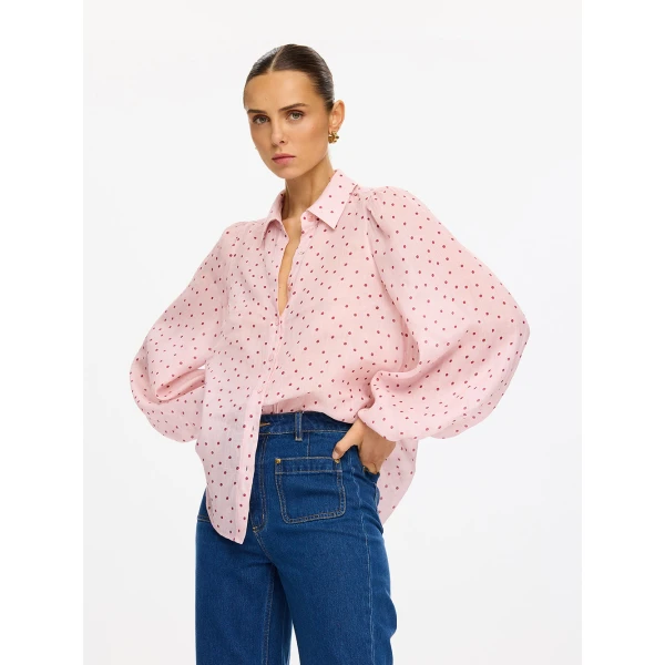 Kivari Sia Blouse in Pink, view 2