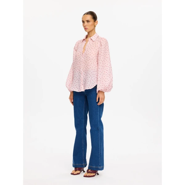 Kivari Sia Blouse in Pink, view 3